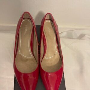 Vionic Red Patten Leather Pumps 9.5M